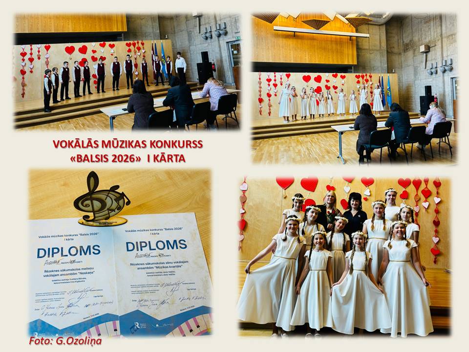 Vokālās mūzikas konkurss " Balsis 2026"