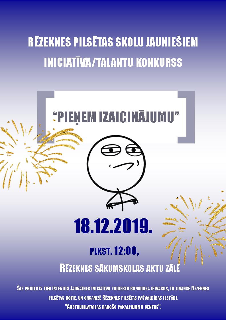 Pienem iziacinājumu