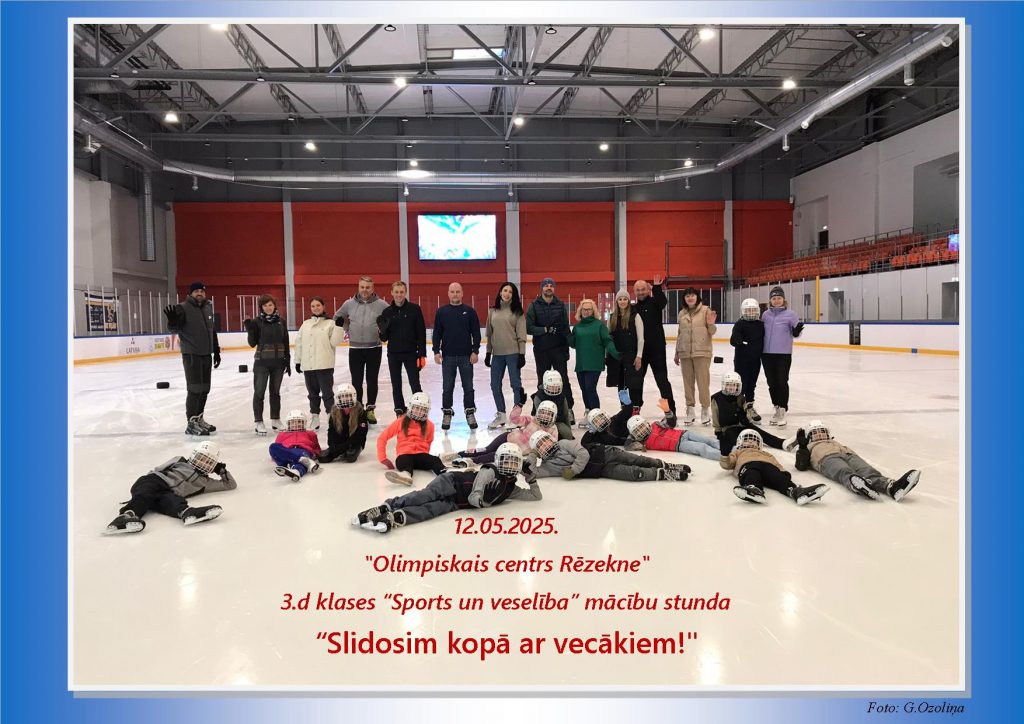 3.d klases skolēniem “Sports un veselība” mācību stunda kopā ar vecākiem sporta kompleksā "Olimpiskais centrs Rēzekne" (foto G.Ozoliņa)