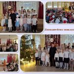 Ziemassvētku ieskaņu pasākums Rēzeknes sākumskolā - SVĒTRĪTS (foto kolāža)