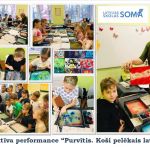 Interaktīva perfomance "Purvītis. Koši pelēkais latvietis" programmas "Skolas soma" ietvaros Rēzeknes sākumskolas skolēniem