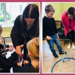 Rēzeknes sākumskolas zibakcija "Mamma iedvesmo" (Foto kolāža. Foto G.Ozoliņa)